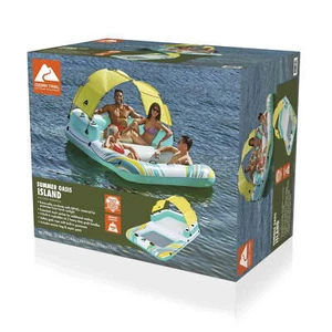 @Ozark Trail Summer Oasis Adult 4-Person Inflatable Island, 10'6”x6'6” 43677E 🆕 - Picture 1 of 5