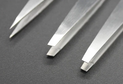 Top Qualität aus Solingen 3 Pinzetten gerade, schräg, spitz im 3er Set Pinzette