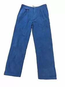 MANRESA New England Corduroy Louis Pant Soft Blue Men’s Large M 32 Waist EUC - Picture 1 of 11