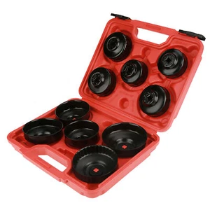11pcs Oil Filter Wrench Set Universal Oil Change Filter Cap Wrench Cup Socket - Picture 1 of 15