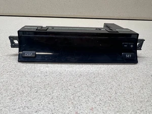 2008 - 2009 SUBARU LEGACY SPECIAL EDITION CENTER VENT CUBBY CLOCK, BLACK OEM - Picture 1 of 3