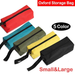 1 Pc New Tool Bag Small Contractor Soft Storage Case Tote Drill Red Impact - Picture 1 of 7