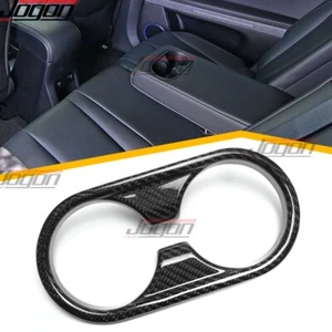 Dry Carbon Rear Seat Water Cup Holder Panel Trim For Hyundai Ioniq 5 N NE EV 22+ - Picture 1 of 12