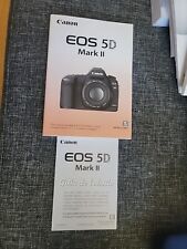 Canon EOS 5D Mark II Digital Camera User Instruction Manual & Pocket Guide, Esp