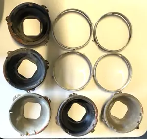 1968 Chevelle headlight rings and housing original Chevrolet GM parts - Picture 1 of 2