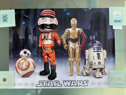 Cincinnati Reds Star Wars Poster Limited Fans Only Release R2D2 C3PO Version Cover