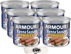 Armour Smoked Vienna Sausage, 4.6 oz Can (Pack of 6) with Toothpicks