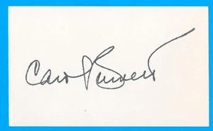 Scheda indice firmata Carol Burnett - Foto 1 di 1