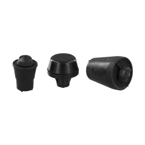 3PCS Cushioning Granular Pad For Toyota Prado LC120 Land-Cruiser 2003-2009 Black - Picture 1 of 19