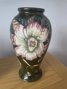 VINTAGE MOORCROFT 26cm Gustavia Augusta Vase - Picture 1 of 8