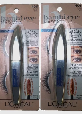 L’Oréal Paris Bambi Eye Waterproof Mascara BLACK NOIR 406 - Image 1 of 4