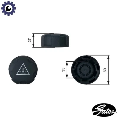 CAP COOLANT TANK RC247 FOR MINI COUNTRYMAN/COOPER PACEMAN/HATCH/PEQUENO  BMW - Image 1 of 4