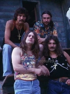 Black Sabbath Portrait 1972 Ozzy Osbourne Tony Iommi Geezer Photo Print Poster - Picture 1 of 1