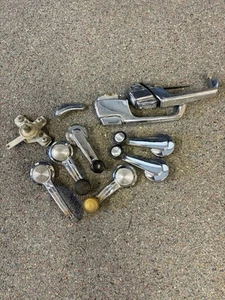 Vintage 1967-1972 Chevy Truck Window Crank Chrome Black Handle OEM P/N 9715291C3 - Picture 1 of 15