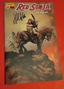 RED SONJA ONE MORE DAY 2005 Double Signed Palmiotti and Laura Martin - Picture 1 of 2