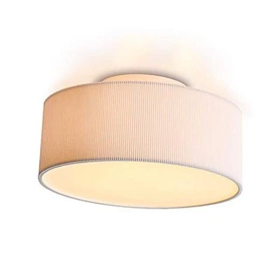 Ceiling Light, SPAKRSOR Modern Stripe Fabric Pendant Light Shade Flush Mount,  - Image 1 of 4