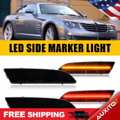 Luces marcadoras delanteras traseras y laterales de parachoques Crossfire 2004-2008 para Chrysler 4X Foto 1 de 4
