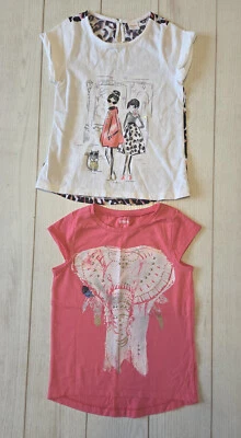 Set of Two GYMBOREE Girls Short Sleeve Shirts - both SIZE 7 - Image 1 of 4