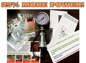 *KUBOTA Pressure BOOST kit W/Gauge Hydraulic Shims Poppet L, MX Series+25%!* - Picture 1 of 11