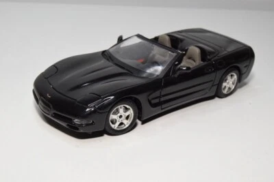 B63 1:24 BBURAGO BURAGO CHEVROLET CORVETTE 1997 NOIR EXC. COND. - Photo 1/4