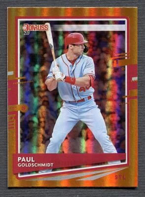 2020 Donruss Holo Orange #127 Paul Goldschmidt - Image 1 of 2
