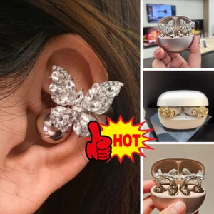 Rhinestone for Clip on Earbuds Open Ear, Zirconia Decorative -Earphone Acces-- - Zdjęcie 1 z 28