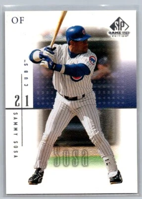 2001 SP Game Used Edition #38 Sammy Sosa - Image 1 of 2