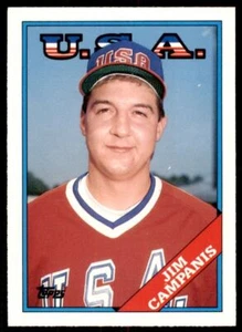 1988 TOPPS TRADED JIM CAMPANIS USA #23T - Picture 1 of 2