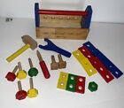 Melissa and Doug Take Along Toolkit, Wooden Toolbox for Kids, Great Condition