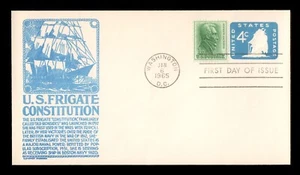 USS USF CONSTITUTION Old Ironsides • 1965 Naval FDC Stephen Anderson Cachet • DC - Picture 1 of 1