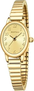 Small Gold Watche Women Quartz Wrist Stainless Steel Expansion Band Waterproof - Picture 1 of 6