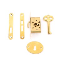 Vintage Drawer Lock With Key Antique Small Box Cabinet Door Locks Furniture Fitt