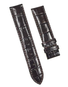 Genuine Tissot Leather Alligator Grain 19mm x 18mm Brown Band - Picture 1 of 5