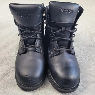 Botas Confort Dexter Resistentes al Aceite Negras Trabajo Construcción Moto Talla 9 EE. UU. Foto 1 de 4