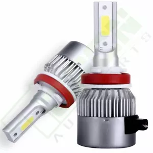 H11 H9 H8 980W 147000LM 2017 FanlessLED Headlight Kit 6000K White Bulbs - Picture 1 of 5