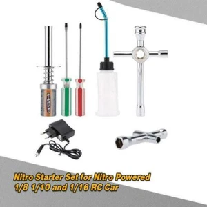 Kits de arranque de motor de alimentación de gas nitro de radiocontrol encendedor de enchufe brillante para cargador HSP❀ - Imagen 1 de 12