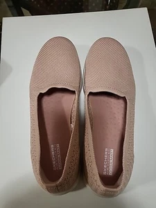Skechers On-the-Go Air Cooled Goga Mat Slip-on Pink Ballet Flats Shoes size 8.5 - Picture 1 of 10