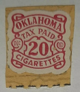 Bundesstaat Oklahoma Zigarettensteuermarke.   postfrisch.       s140 - Bild 1 von 1
