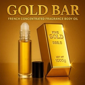 Gold Bar - Premium French Fragrance 1/3 Oz (10 ml) - Picture 1 of 2