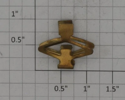 Pantógrafo curvo de latón calibre O Ives 3242-2B2 (también se adapta a calibre AF "O") Foto 1 de 3
