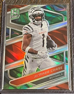 Panini Spectra Ja'Marr Chase SSP 2024 mármol neón Prizm 2/4 - Imagen 1 de 2