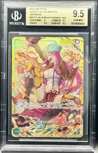 2025 Jewelry Bonney (118) OP12-118 Legacy of the Master Foil Japanese BGS 9.5 - Picture 1 of 2