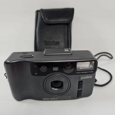 Cámara y estuche Konica Big Mini Zoom BM-510z 35 mm Point&Shoot  Foto 1 de 4