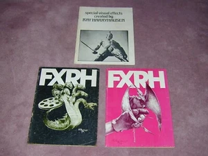 FXRH magazine/fanzine # 2, 3, 4, all about Ray Harryhausen (all are original) - Picture 1 of 10