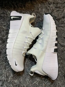 Scarpe da allenamento Nike Free Metcon 6 TB bianche nere HM3754-100 da uomo taglia 14 nuove - Foto 1 di 9