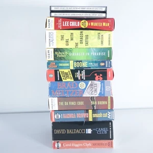 Lot Of 11 Random Fiction/Mystery/Thriller Audio CD Books By Various Authors - Picture 1 of 10