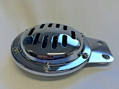 Hupe 12V Vollchrom für Honda VT 750 Shadow VT 1100 C universal 100mm NEU 18122 - Bild 1 von 2