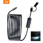 2024 8LED Endoscope Inspection Borescope Camera 8mm For iPhone Android iOS