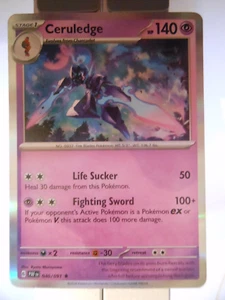 134PK40 - Ceruledge -40/91 - Paldean Fates (PAF) - Rare Holo - Picture 1 of 2