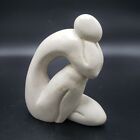 Modernist Abstract Sculpture Stone Human Form Haitian By R. Laratte '07 Ex/Cond.
